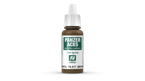 70.317 VALLEJO PANZER ACES BRITISH TANK CREW 17ml