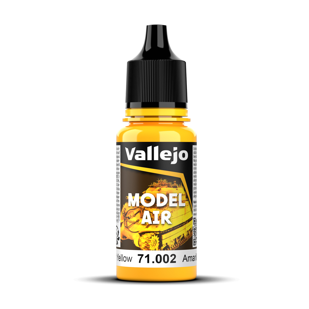 71.002 VALLEJO MODEL AIR MEDIUM YELLOW 18ml