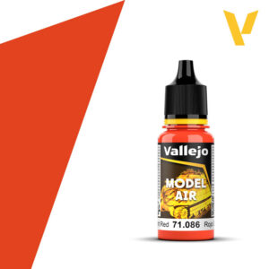 71.086 VALLEJO MODEL AIR LIGHT RED 18ml