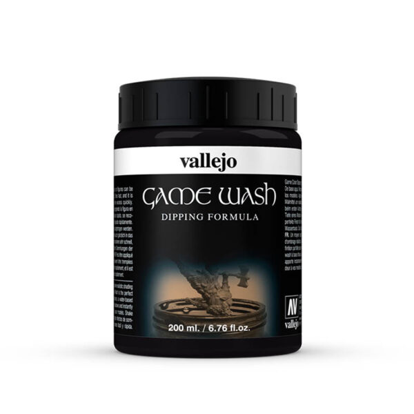 73.301 VALLEJO GAME COLOR DIPPING FORMULA BLACK 200ml