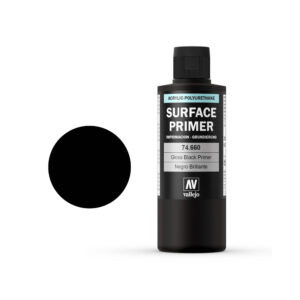 74.660 VALLEJO-SURFACE PRIMER GLOSS BLACK PRIMER 200ml