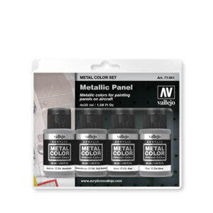 77.601 VAL-METAL SET- METALLIC PANEL 32ml 4pcs set