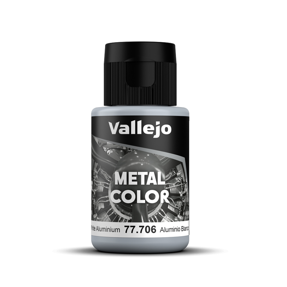 77.706 VALLEJO METAL COLOR WHITE ALUMINIUM 32ml