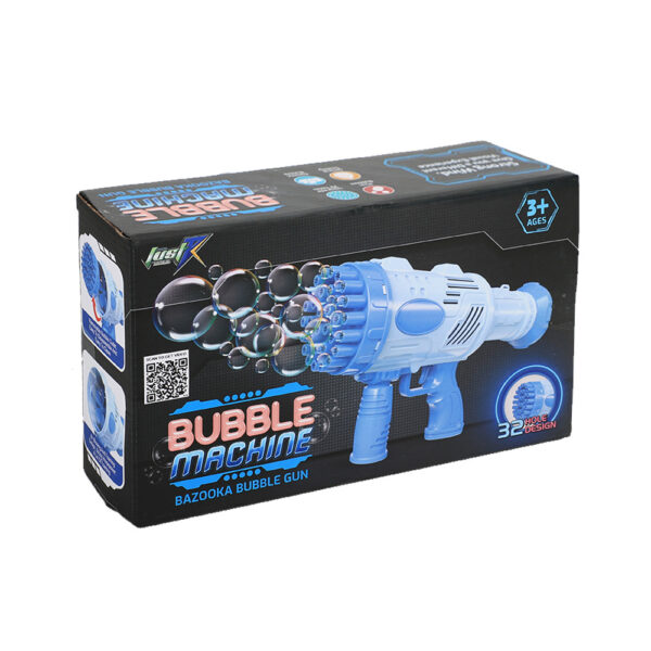32 HOLES BUBBLE GUN TOYS BLUE