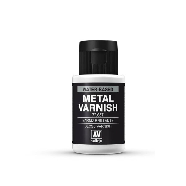 77.657 VALLEJO METAL COLOR GLOSS METAL VARNISH 32ml