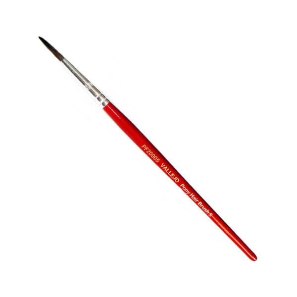 PF20005 VALLEJO  PONY HAIR BRUSH No. 5