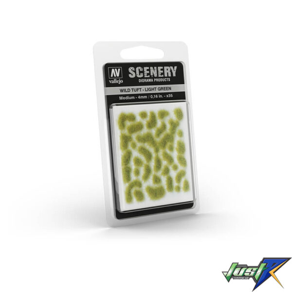 SC407 VALLEJO SCENERY WILD TUFT - LIGHT GREEN MEDIUM