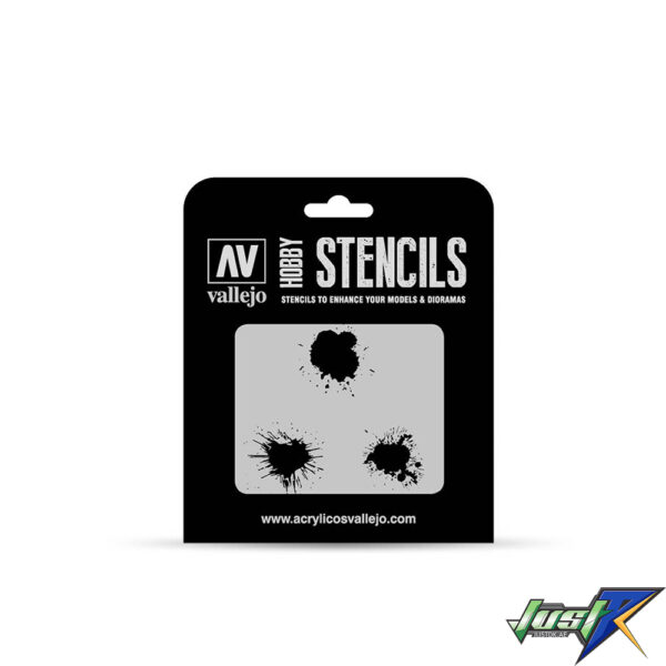 ST-TX005 VALLEJO STENCIL PAINT STAINS