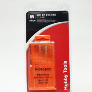 T01002 VALLEJO MICROBOX DRILL BIT SET 61-80 20pcs set