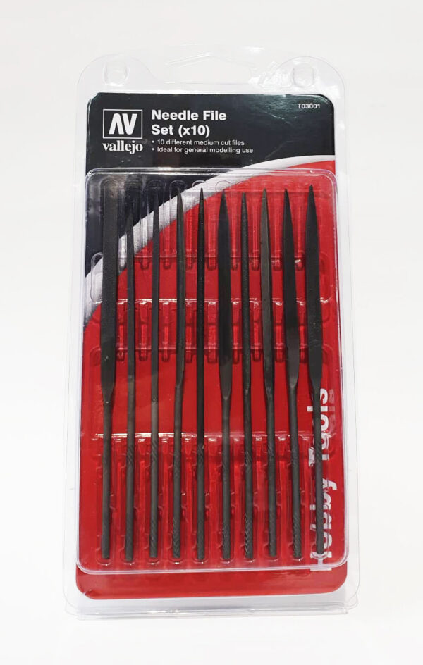 T03001 VALLEJO NEEDLE FILE SET 10pcs set