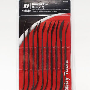 T03003 VALLEJO CURVED  FILE SET 10pcs set