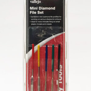 T03004 VALLEJO MINI DIAMOND FILE SET 5pcs set