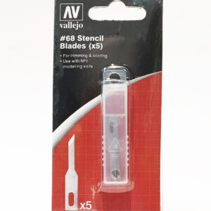 T06005 VALLEJO -68 STENCIL BLADES 5pcs set