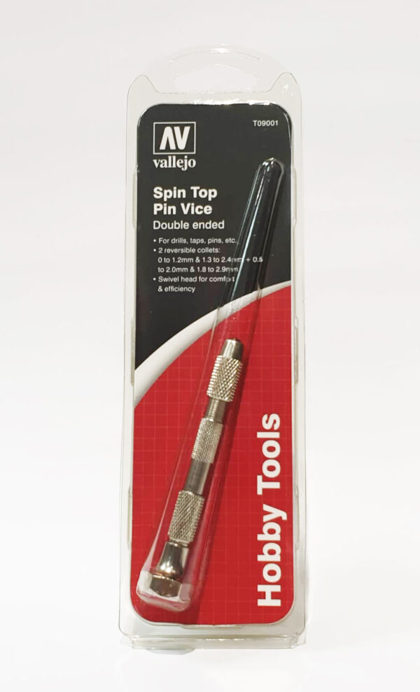 T09001 VALLEJO SPIN TOP PIN VICE DOUBLE ENDED
