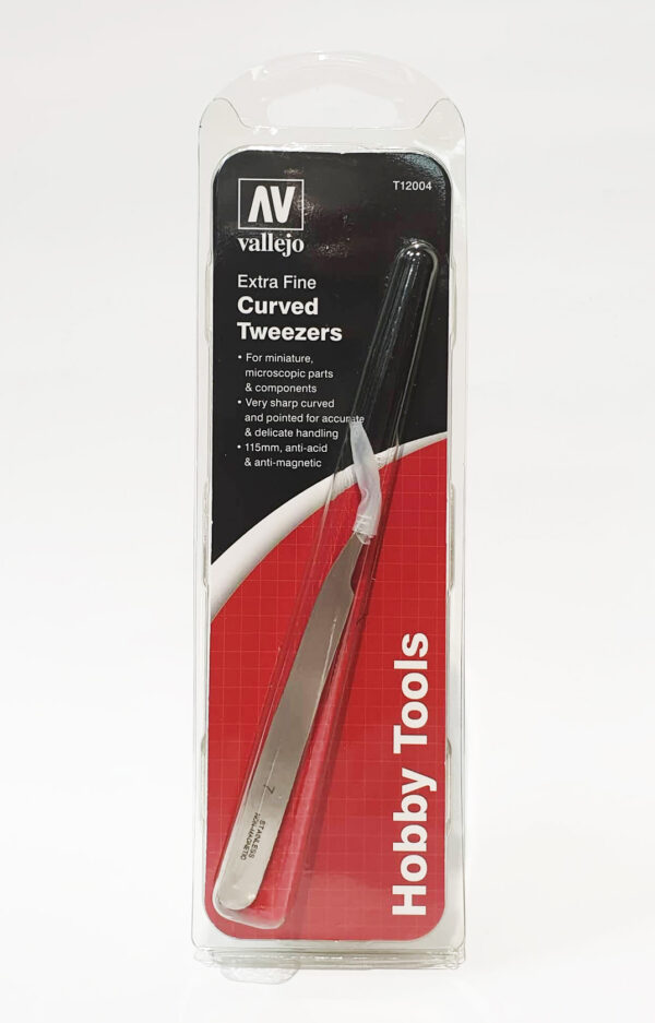 T12004 VALLEJO -7 EXTRA FINE CURVED TWEEZERS
