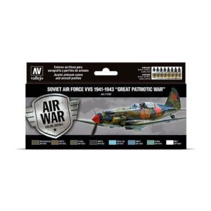 71197 VALLEJO AIR WAR COLOR SERIES- 1941 TO 1943 - GREAT PATRIOTIC WAR 8pcs set