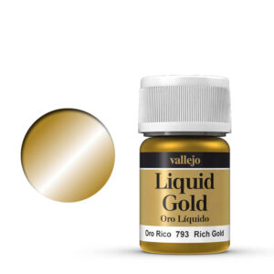 70.793 VALLEJO LIQUID GOLD ALCOHOL BASED RICH GOLD 35ml