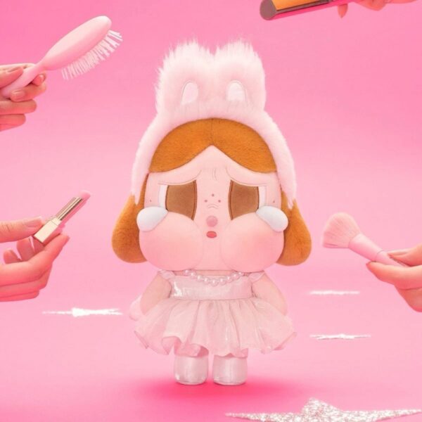 AUTHENTIC CRYBABY SHINY SHINY SERIES- PLUSHDOLL HOT CUTE GIFT TOY PINK - Image 2