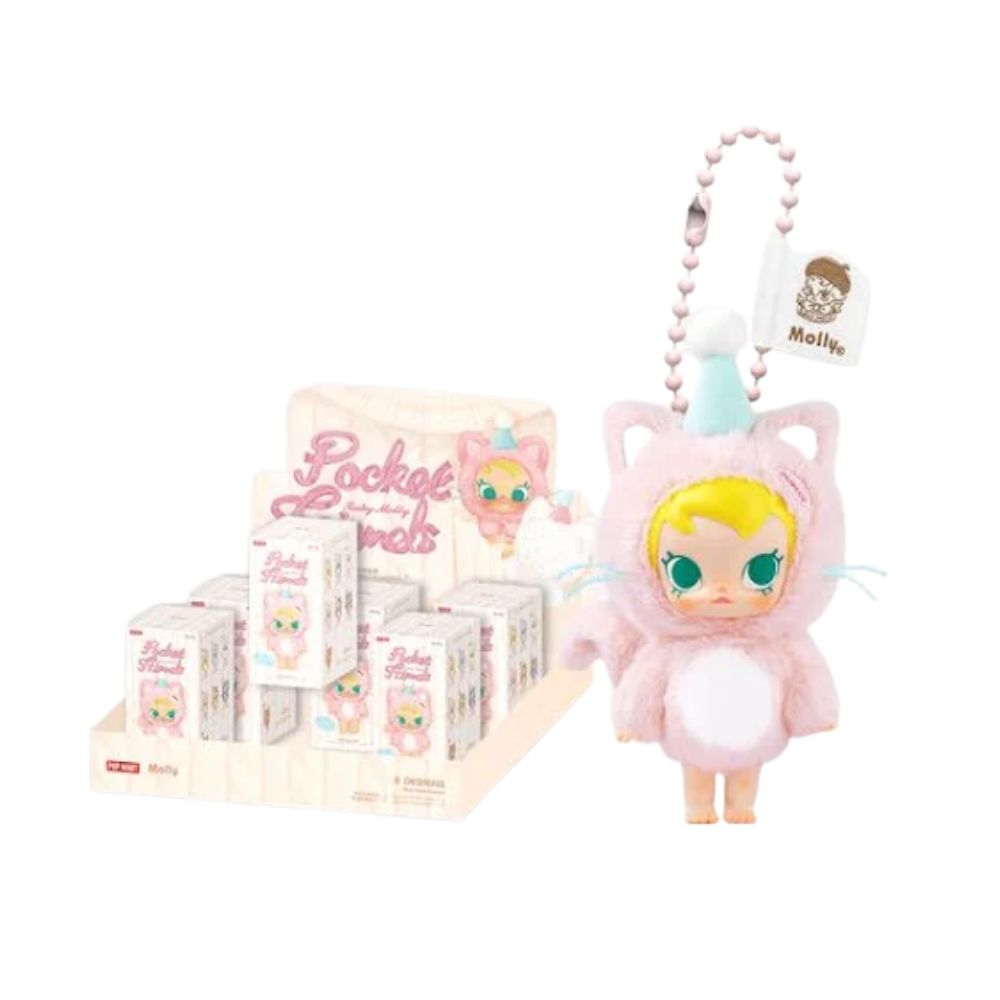 POP MART Baby Molly Pocket Friends Series Blind Box Vinyl Plush Pendant - 100% authentic collectible - Image 2