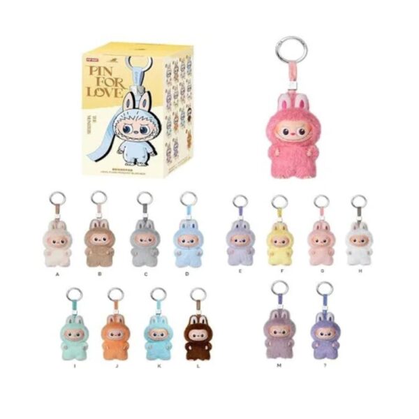 THE MONSTERS Pin for Love Series-Vinyl Plush Pendant Blind Box (A-M) - Image 6