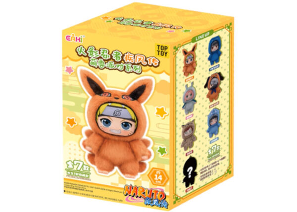 TOP TOY Naruto Beast Party Plush Keychains Gift Blind Box