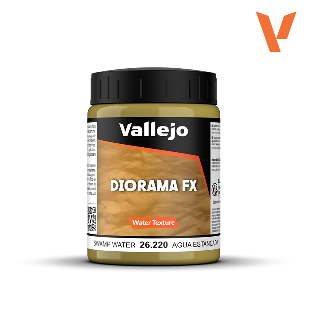 26.220 VALLEJO WATER TEXTURES 220-200ML. SWAMP WATER