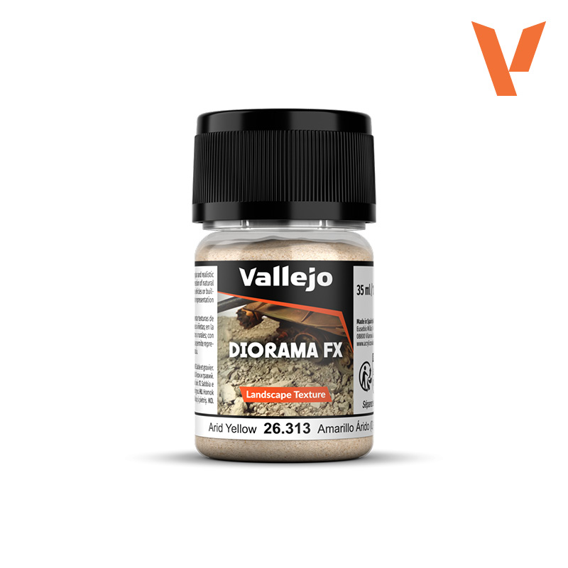26.313 VALLEJO LANDSCAPE TEXTURES 313-35 ml ARID YELLOW 0,1-0,6 mm