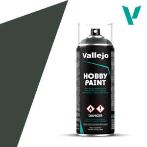 28.026 VALLEJO HOBBY PAINT SPRAY DARK GREEN PRIMER 400ml