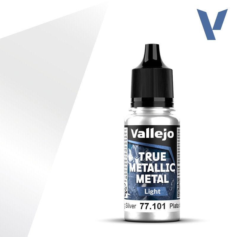 77.101 VALLEJO TRUE METALLIC METAL STERLING SILVER 18ml