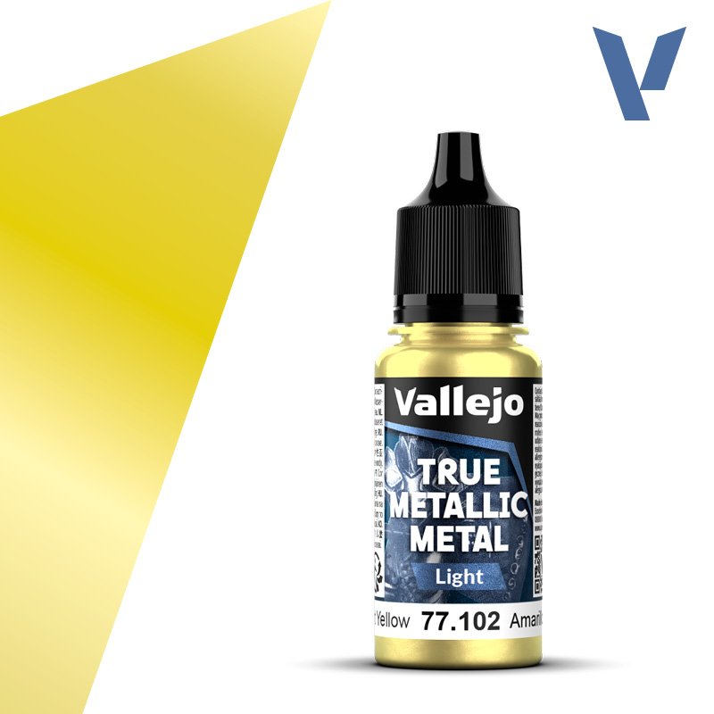 77.102 VALLEJO TRUE METALLIC METAL RADIANT YELLOW 18ml