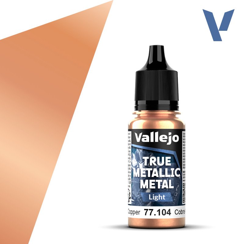 77.104 VALLEJO TRUE METALLIC METAL ANCIENT COPPER 18ml