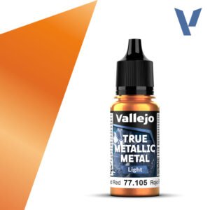 77.105 VALLEJO TRUE METALLIC METAL FORGED RED 18ml