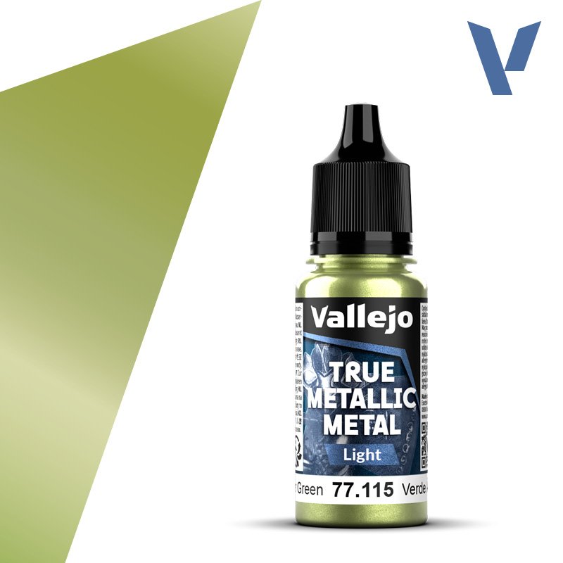 77.115 VALLEJO TRUE METALLIC METAL AMBER GREEN 18ml
