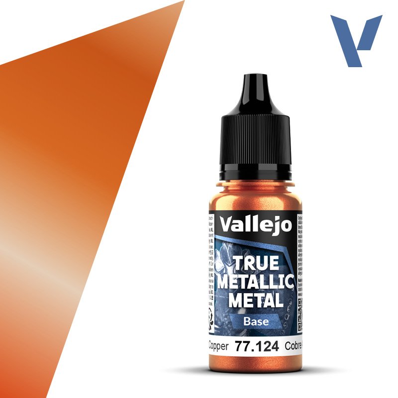 77.124 VALLEJO TRUE METALLIC METAL ANCIENT COPPER 18ml