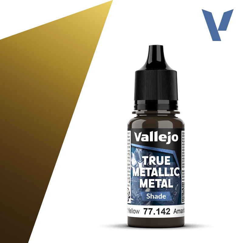 77.142 VALLEJO TRUE METALLIC METAL RADIANT YELLOW 18ml