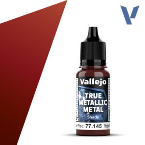 77.145 VALLEJO TRUE METALLIC METAL FORGED RED 18ml