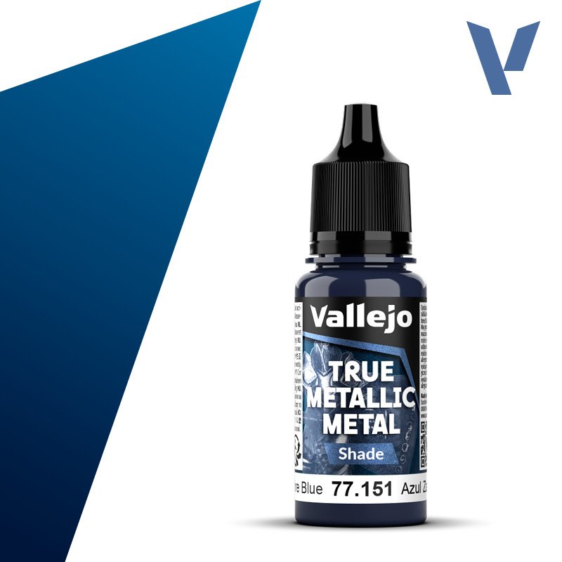 77.151 VALLEJO TRUE METALLIC METAL SAPPHIRE BLUE 18ml