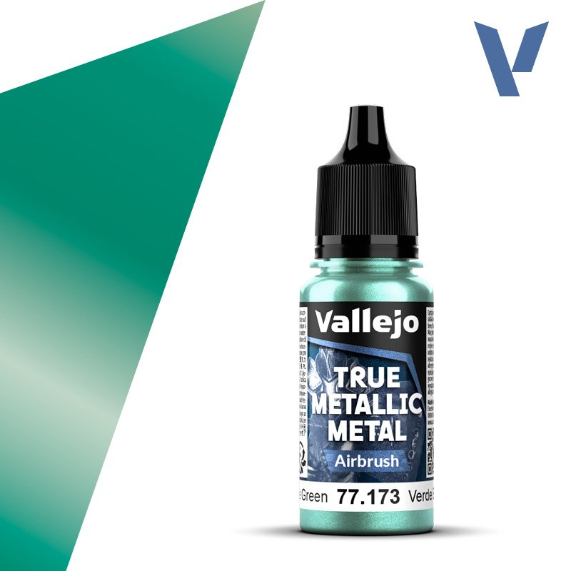 77.173 VALLEJO TRUE METALLIC METAL BEETLE GREEN 18ml