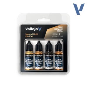 77.252 VALLEJO IMPERIAL GOLD PAINT SET (4Pcs)