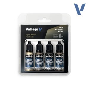 77.258 VALLEJO AGED METAL PAINT SET (4Pcs)